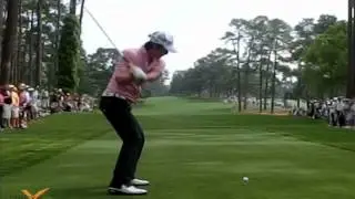 Ryo Ishikawa driver swing - 17th Hole - 2012 Masters