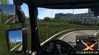 Drive truck in slow but without speed limit - ETS2 Gameplay