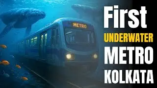 नदी के नीचे से कैसे गुजरती है Howrah Underwater Metro | First Underwater Metro of India Kolkata