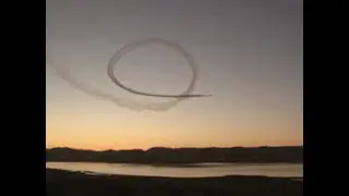 Alxa Aviation Festival Holds First Sunset Aerobatic Show