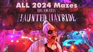 Los Angeles Haunted Hayride Every Maze Walkthrough 2024