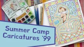 AMERICAN SUMMER Camp Caricatures 1999