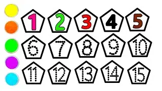 Number songs Kids Video | 123 Counting Video Kids | Learn One Two Three | Ginti 1Se100 tak #numbers