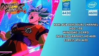 Dragon Ball Fighters Z | Intel&reg; HD Graphics 4600 | I5 4430 | 8GB RAM
