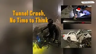 From Touring to Rescue: BMW R1250GS Rider Helps Audi Crash Victim #bmwr1250gs #highwayrescue