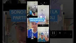 SONO PRONTO PER LA PARTITA DEL NAPOLI