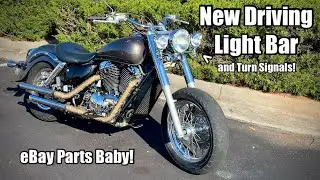 Новый комплект фар и указателей поворота — Honda VT1100 Aero Custom