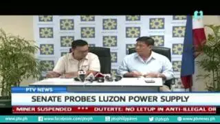 [PTVNews] Senate probes Luzon power supply
