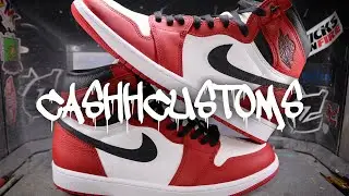 Custom Jordan 1s &ldquo;Heritage to Chicago&rdquo; (Time Lapse Transformation) @CashhCustoms