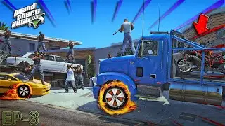 GTA 5: Franklin Protecting the Truck From Gangs While Delivering to Glen! 🚚🔥