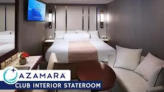 Azamara Pursuit | Club Interior Stateroom Walkthrough Tour & Review 4K | Azamara Club Cruises