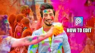 Holi 2021 Trending Photo Editing | Viral Holi 2021 PicsArt Tutorail  | 2021 HOLI COLOR