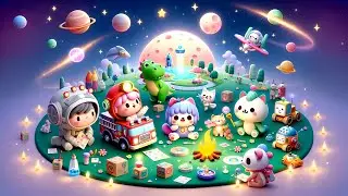 🚀✨ Blycky & Shadow's Space Adventure: Exploring Planets, Stars & the Solar System! 🌟🪐🐱