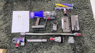 Dyson v12 detect slim fluffy unboxing