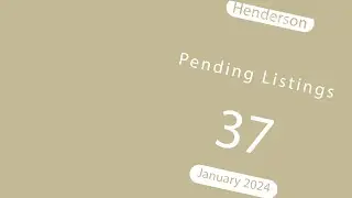 Check out this local market update for  Henderson 89052!