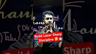 Achieve Laser-Sharp Discipline Once You Do This 🎯 #upsc #upscmotvation #physicswallah