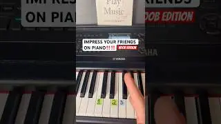 Sound like a pro on piano 💪 #easypiano