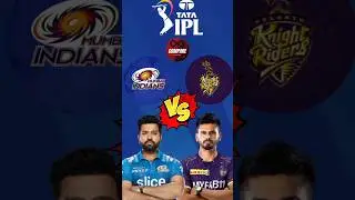 Mumbai Indians 🆚 Kolkata Knight Riders | Comparison #trending #shorts #ipl #mi #kkr