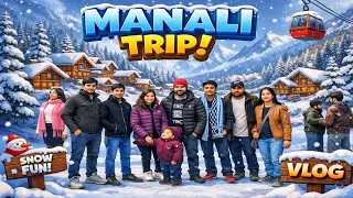 Jaunpur to Delhi to Manali Vlog | Snowfall, Fun & Adventure ⛰️ #travel #snow #manalitrip  #vlog 2