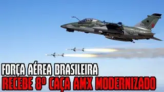FOR&Ccedil;A A&Eacute;REA BRASILEIRA RECEBE CA&Ccedil;A AMX MODERNIZADO PELA EMBRAER