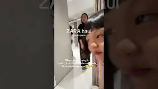 Zara haul, trying balloon pants #zara #穿搭 #outfitideas