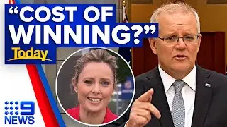 Federal Budget 2022: Morrison questioned over 'temporary fixes', motive | 9 News Australia