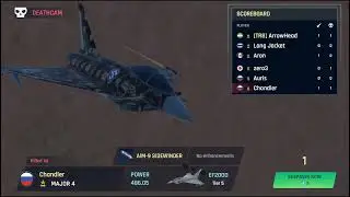 F14 shot down Su-27 in dogfight in Sky warriors.
