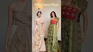 Pinterest-inspired saree draping tutorial | Blouseless Drapr Tutorial #ytshorts #shorts #viral
