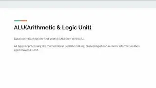 Introduction to Computer : 8. Central Processing Unit (CPU) : CCC Tutorial in Hindi