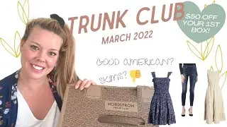 Trunk Club Clothing Subscription Box March|Try-On Unboxing|GOOD AMERICAN| size Large/10Women Over 30