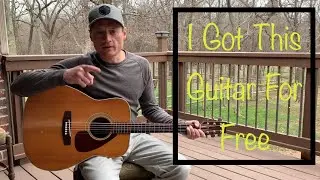 How I got a Vintage Guitar For Free - 1973 Yamaha FG-200