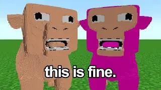 I changed Minecraft Sheep into Minecraft Movie Sheep...