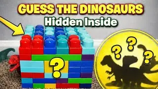 Guess The Dinosaurs 🦕 Inside The Jumbo Blocks  🟥