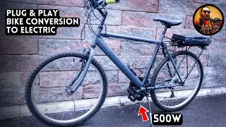 Quick & easy conversion of a cheap bike to MID DRIVE Electric  - 48V 500W | eSoulbike TSZD2B