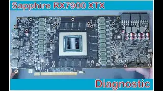 Sapphire 7900xtx - Diagnostic, Voltage and Resistance mapping