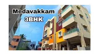 One flat per floor || Spacious 3BHK Flat || Medavakkam - Chennai ✨