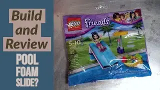 Lego Friends Pool Foam Slide | Build and Review | 30401 (2017)