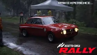 Assetto Corsa Rally - RAIN in Alsace - Alfa Romeo❤️ #asettocorsa #acrally #rallysim #simracing #gold