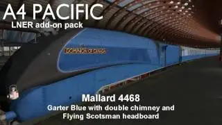 A4 Pacific LNER add-on for RailWorks and Rail Simulator