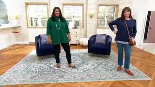 Denim & Co. Cozy Touch Denim Full Length Straight Leg Jeans on QVC