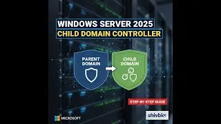 Windows Server 2025 AD DS: Installing your First Child Domain Controller