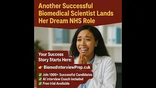 From Interview Anxiety to NHS Biomedical Scientist Job Offer! 😭 #Shorts