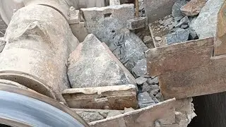 Machine Grinds😱 Stone Like🪨 ButterThe Ultimate Stone GrinderWatch Stones Get Smoothed OutIndustrial