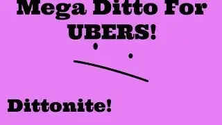 Mega Ditto For Ubers! Pokemon XY Competitive Analysis!