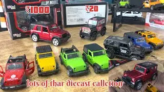lots of￼ thar jeeps die cast scale model ₹20 se 100 price tak sale model 