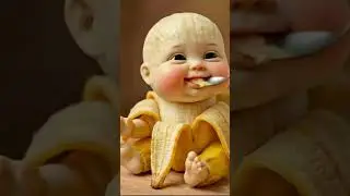 Banana  Banana 🍌 👶 #cute #funny #sub #comedyshorts #shorts #funny #eatingbabies #benne #kyletmanfre
