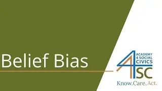 Belief Bias: I Win You Lose -- Cognitive Biases Series | Academy 4 Social Change