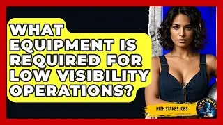 What Equipment Is Required For Low Visibility Operations? - High Stakes Jobs