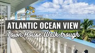 Walk-through RENTAL House in Guana Bay, Sint Maarten. Peaceful and private living space. Ocean view