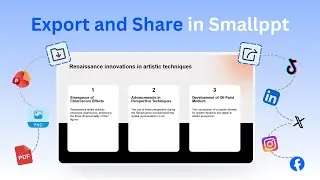 How to Share and Export Slides in Smallppt